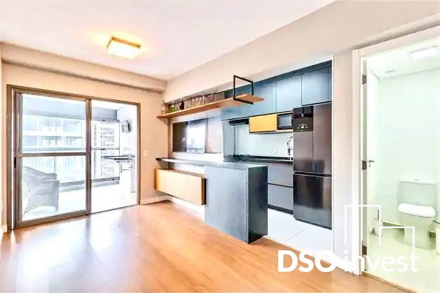 Apartamento à venda e aluguel com 1 quarto, 49m² - Foto 1